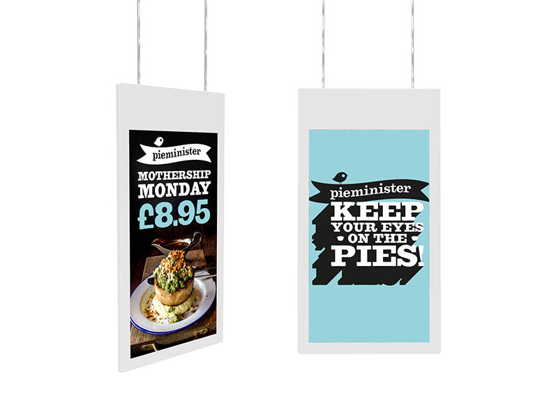 Digital Signage for Food & Beverage: Digital Poster indoor and outdoor