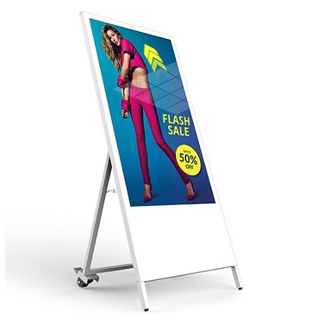 Digital Signage forRetail: Portable Digital Poster indoor